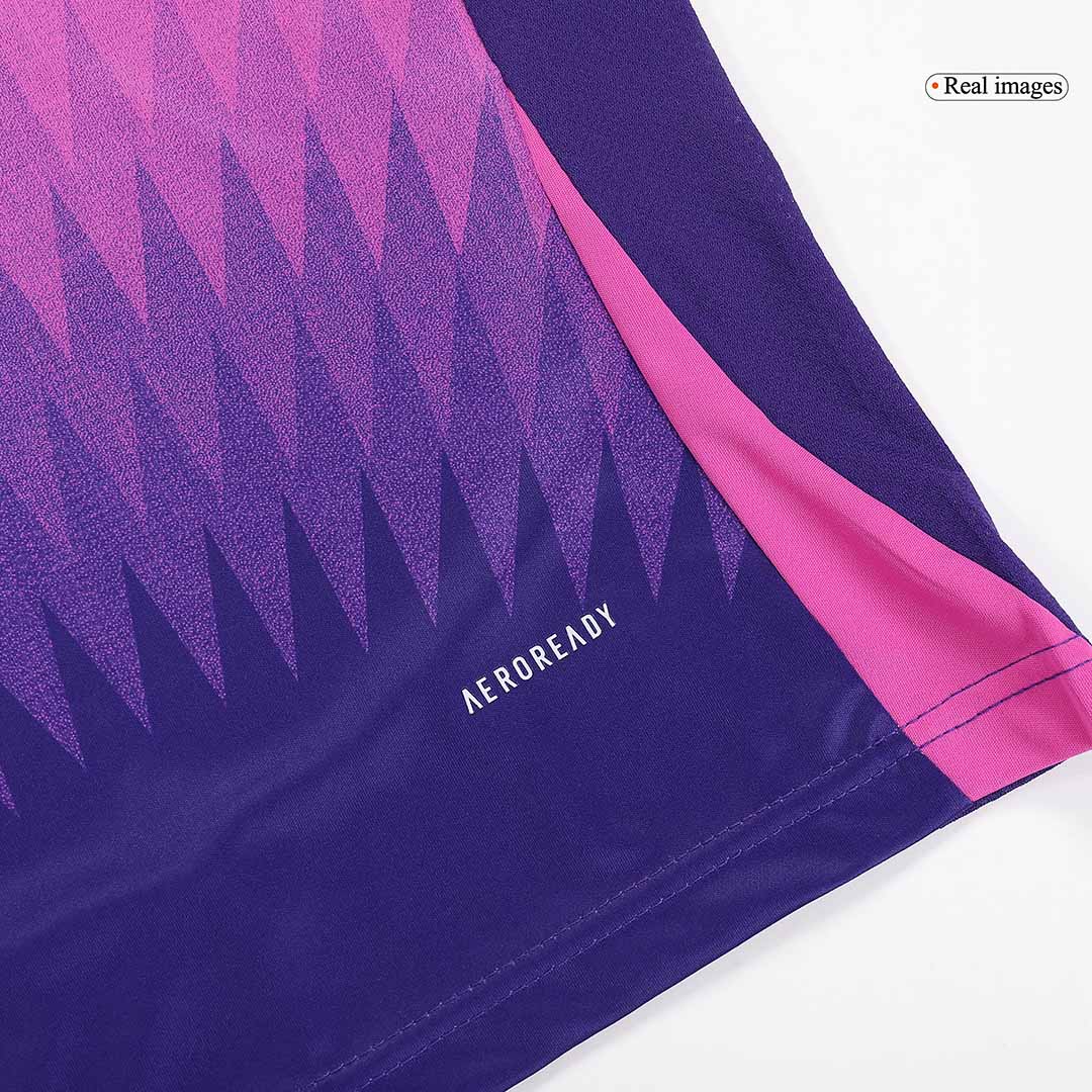 Kits de fútbol: Camiseta de fútbol visitante de Alemania para niños (camiseta y pantalones cortos) Eurocopa 2024