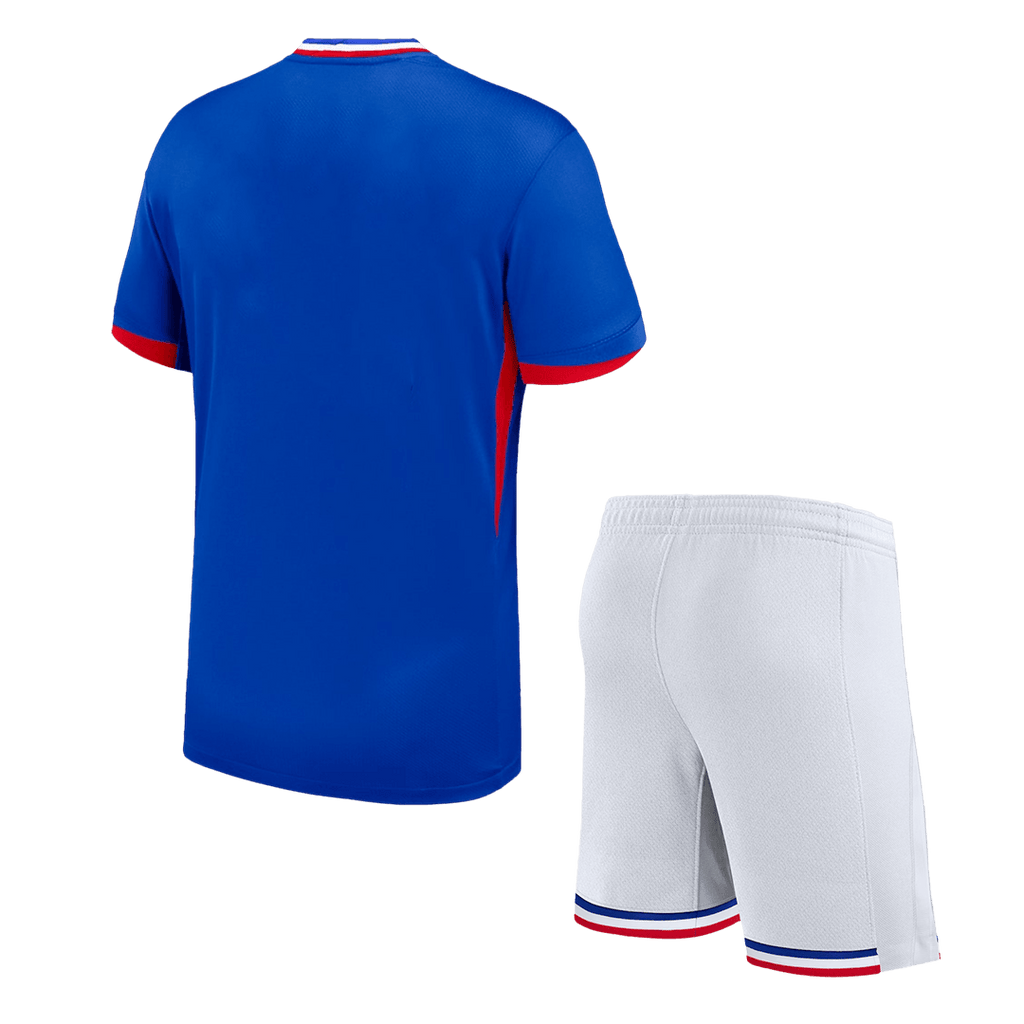 Kits de fútbol para niños: camiseta local de Francia (camiseta y pantalón corto) para la Eurocopa 2024