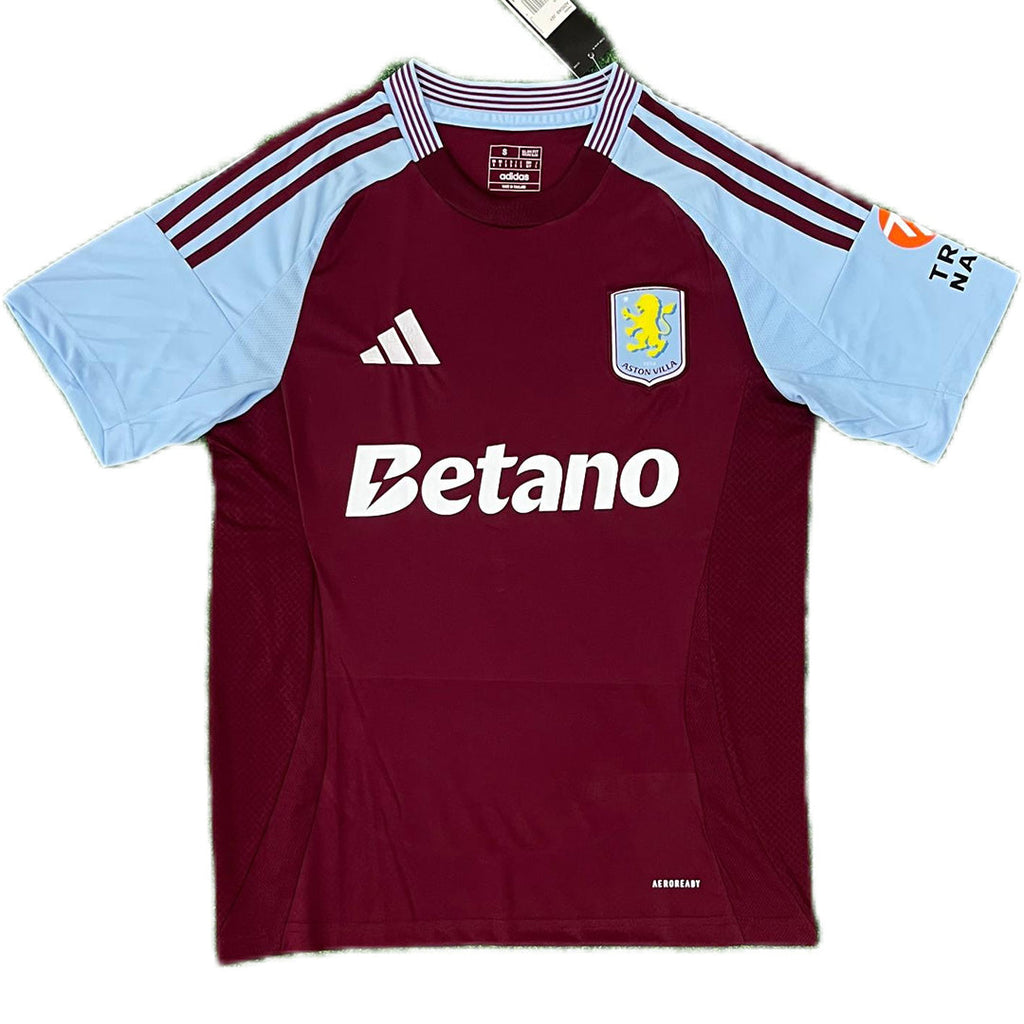 Soccer Kits Aston Villa Home Football Shirt 2024/25 Red