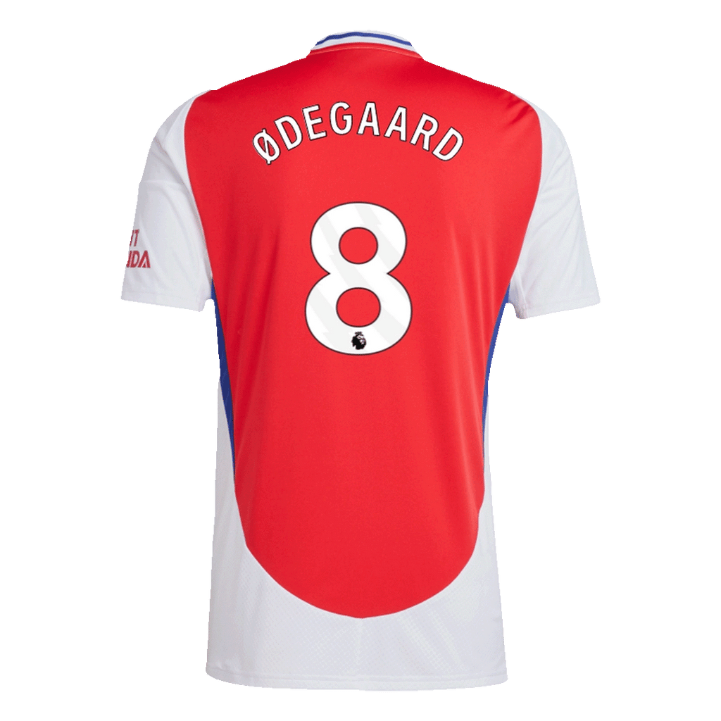Soccer Kits ØDEGAARD #8 Arsenal Home Football Shirt 2024/25