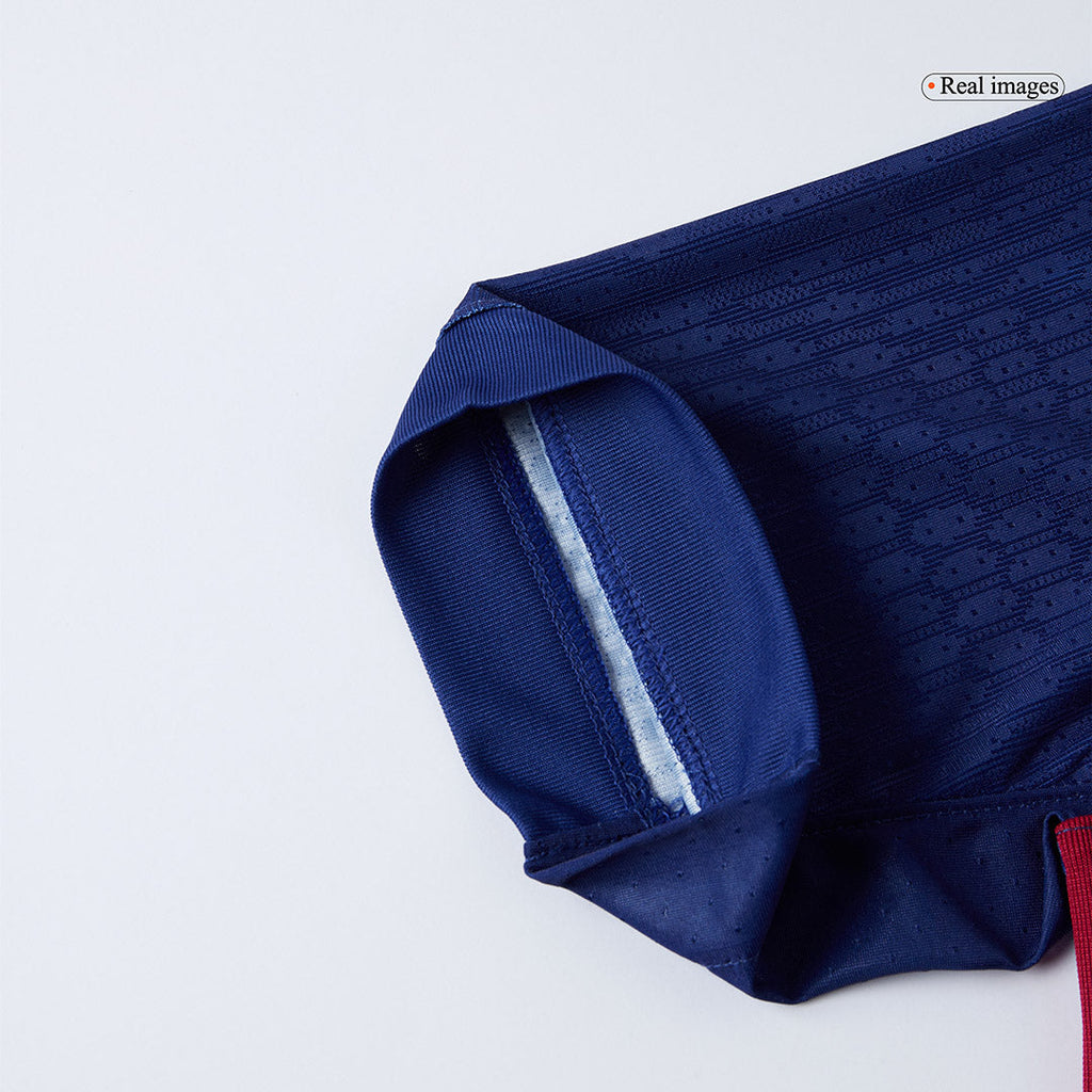 Soccer Kits AuthenticF.DE JONG #21  Barcelona Home Soccer Jersey 2025/26 Red&Blue