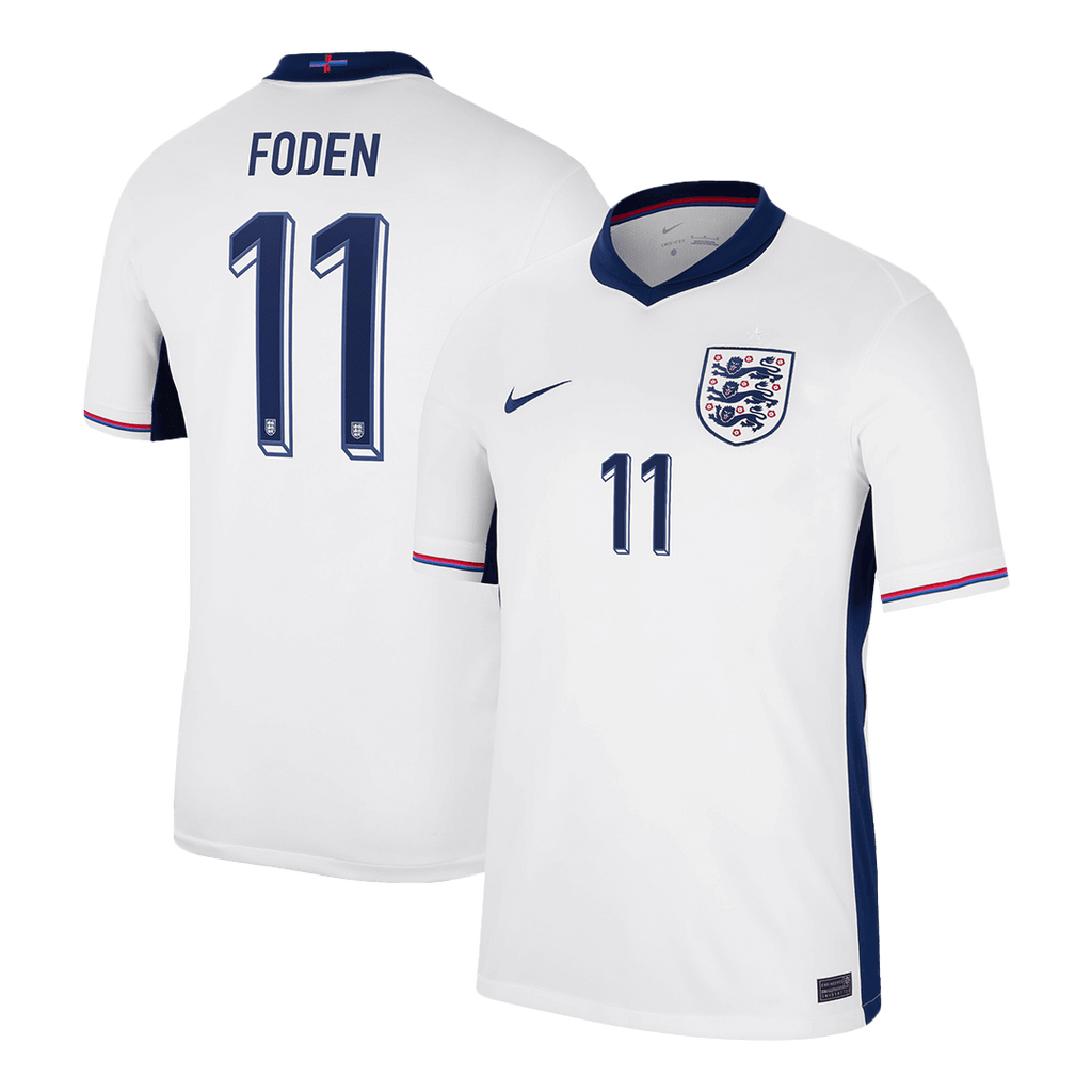 Maillot de football domicile Angleterre FODEN #11 Euro 2024