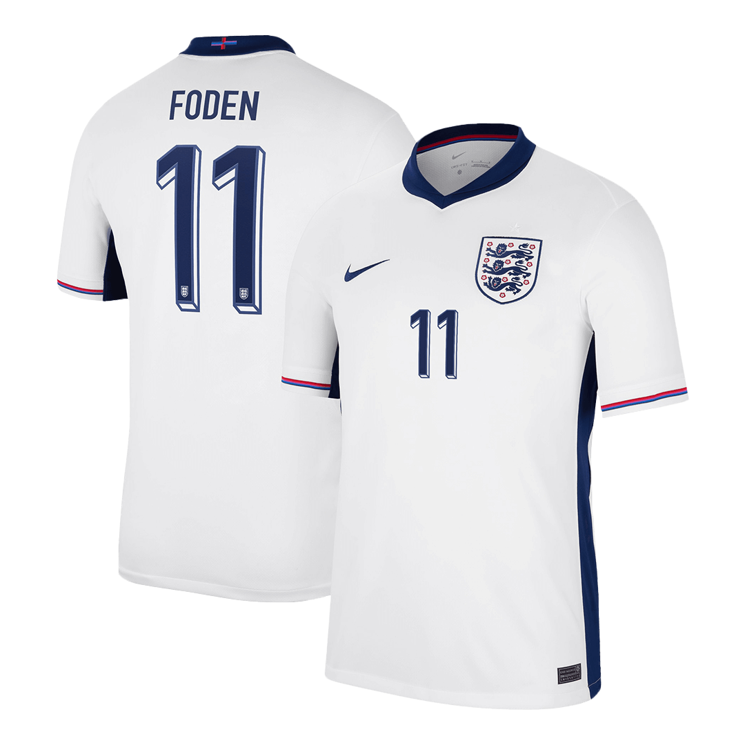 Maillot de football domicile Angleterre FODEN #11 Euro 2024