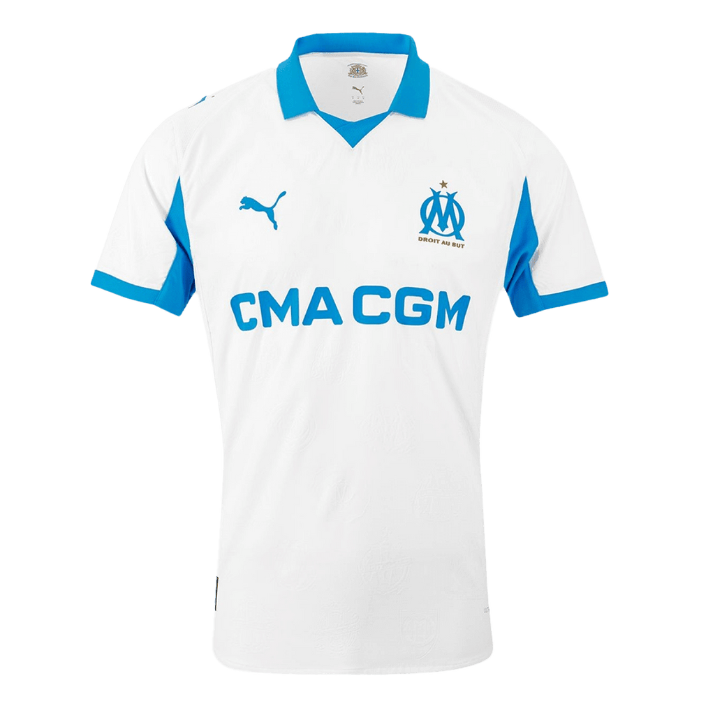 Soccer Kits Authentic Marseille Home Soccer Jersey 25/26 White