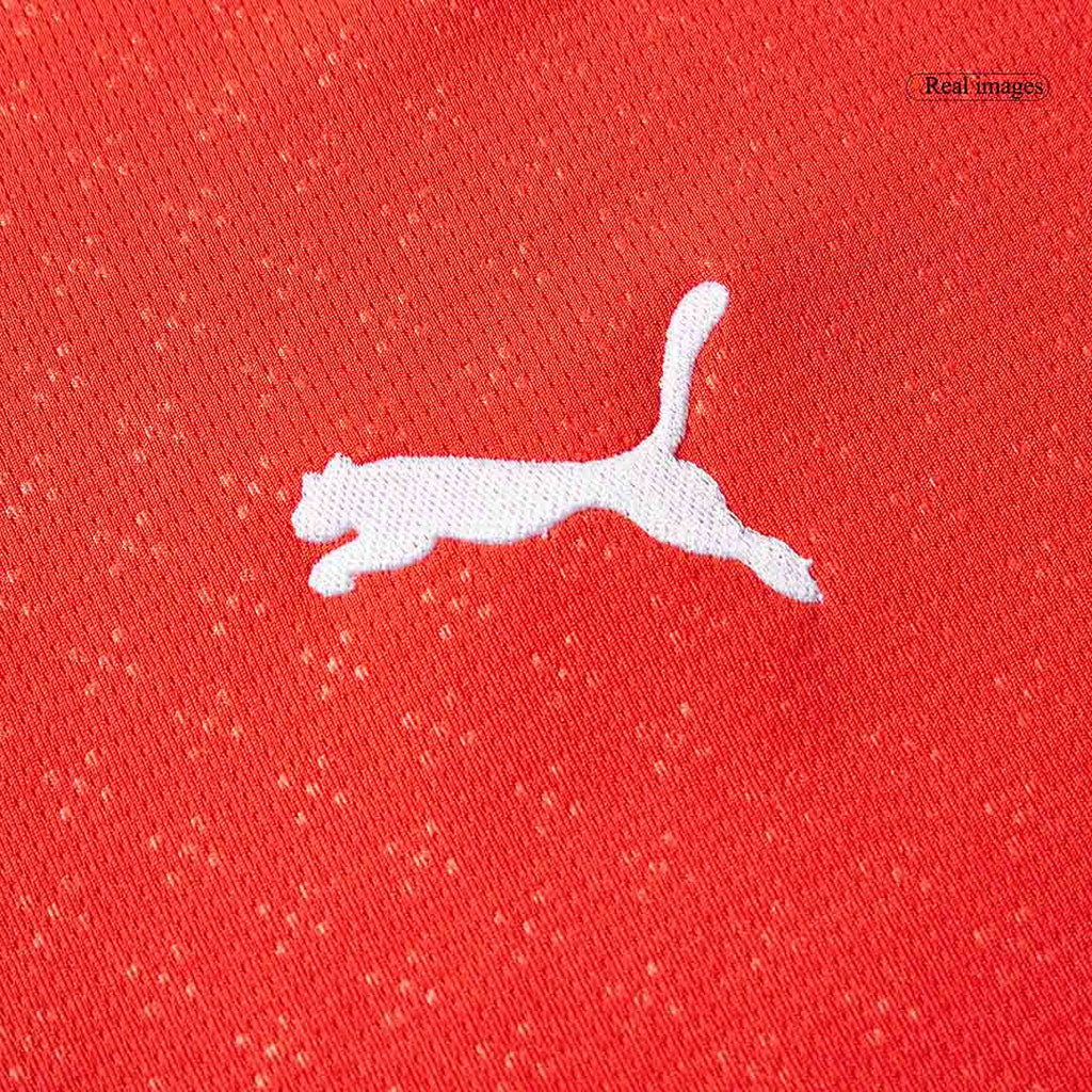 Kits de fútbol RONALDO #7 Portugal Home Camiseta de fútbol de manga larga 2025 Rojo