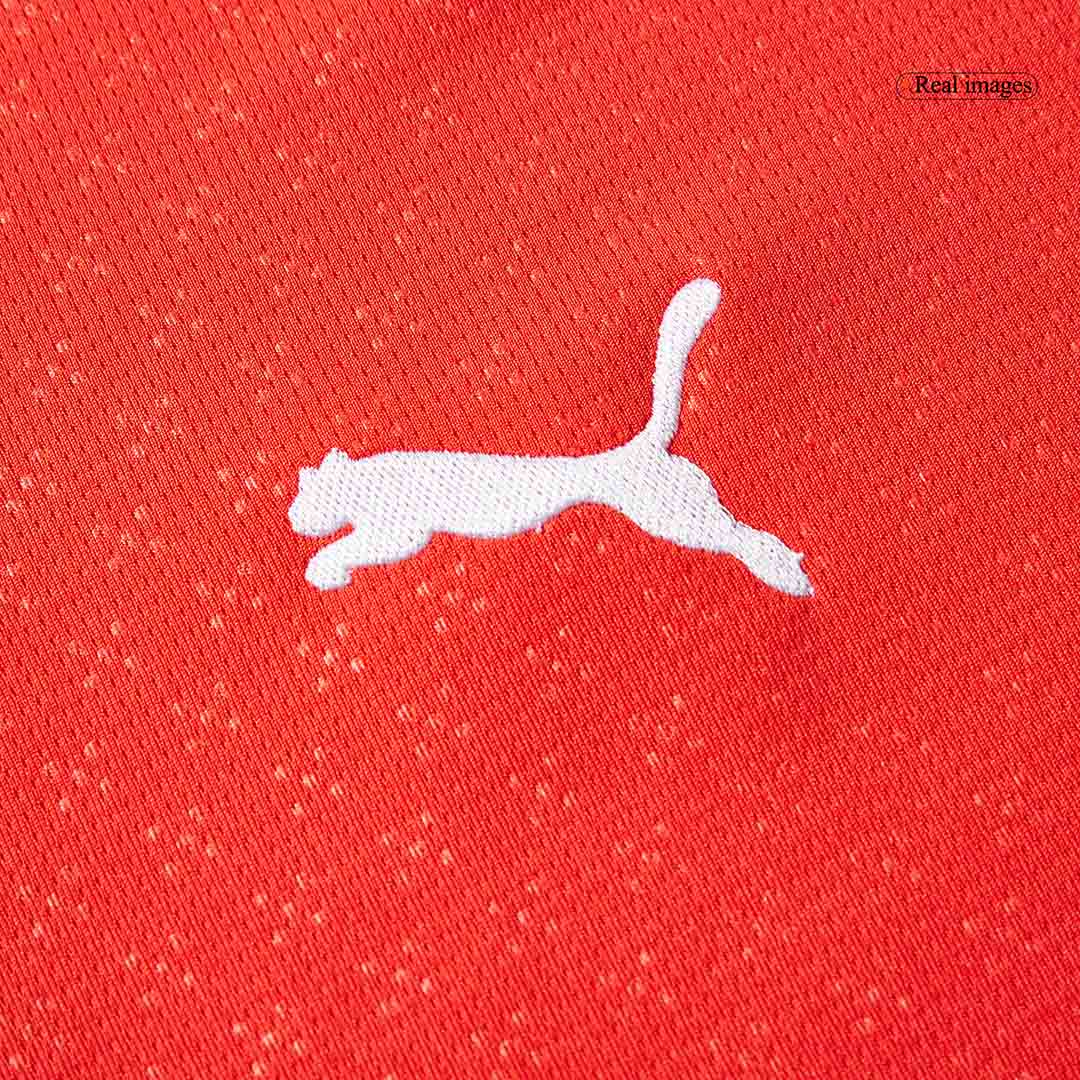 Kits de fútbol RONALDO #7 Portugal Home Camiseta de fútbol de manga larga 2025 Rojo