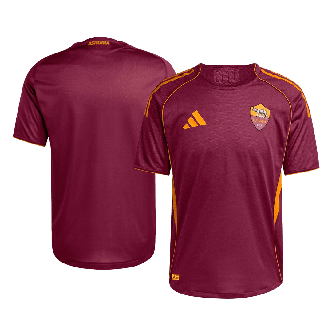 Soccer Kits Authentic 25/26 Roma Home Soccer Jersey Red
