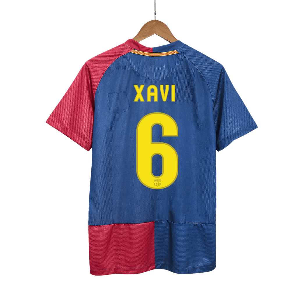 Kits de fútbol Retro XAVI #6 2008/09 Camiseta de fútbol local del Barcelona