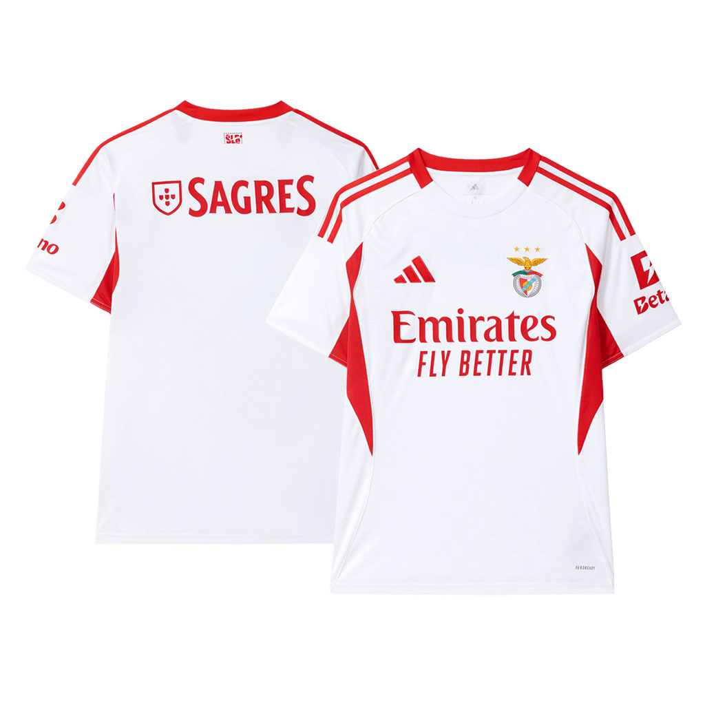 Soccer Kits Benfica Third Away Soccer Jersey 2025/26 White
