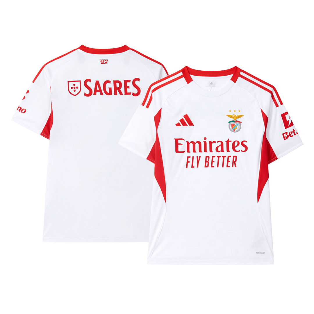 Soccer Kits Benfica Third Away Soccer Jersey 2025/26 White
