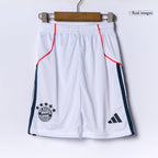 Maillot de football extérieur Bayern Munich 2025/26 pour enfant (maillot, short, chaussettes) Blanc