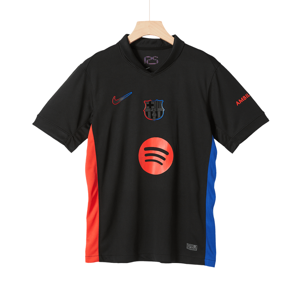 Soccer Kits Barcelona Away Soccer Jersey 2024/25 - Spotify Logo Without Text