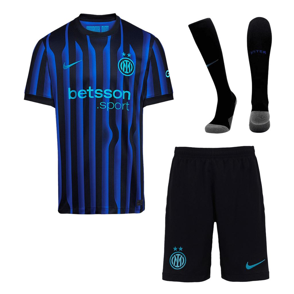 Maillot de football Inter Milan Domicile (Maillot + Short + Chaussettes) 2025/26