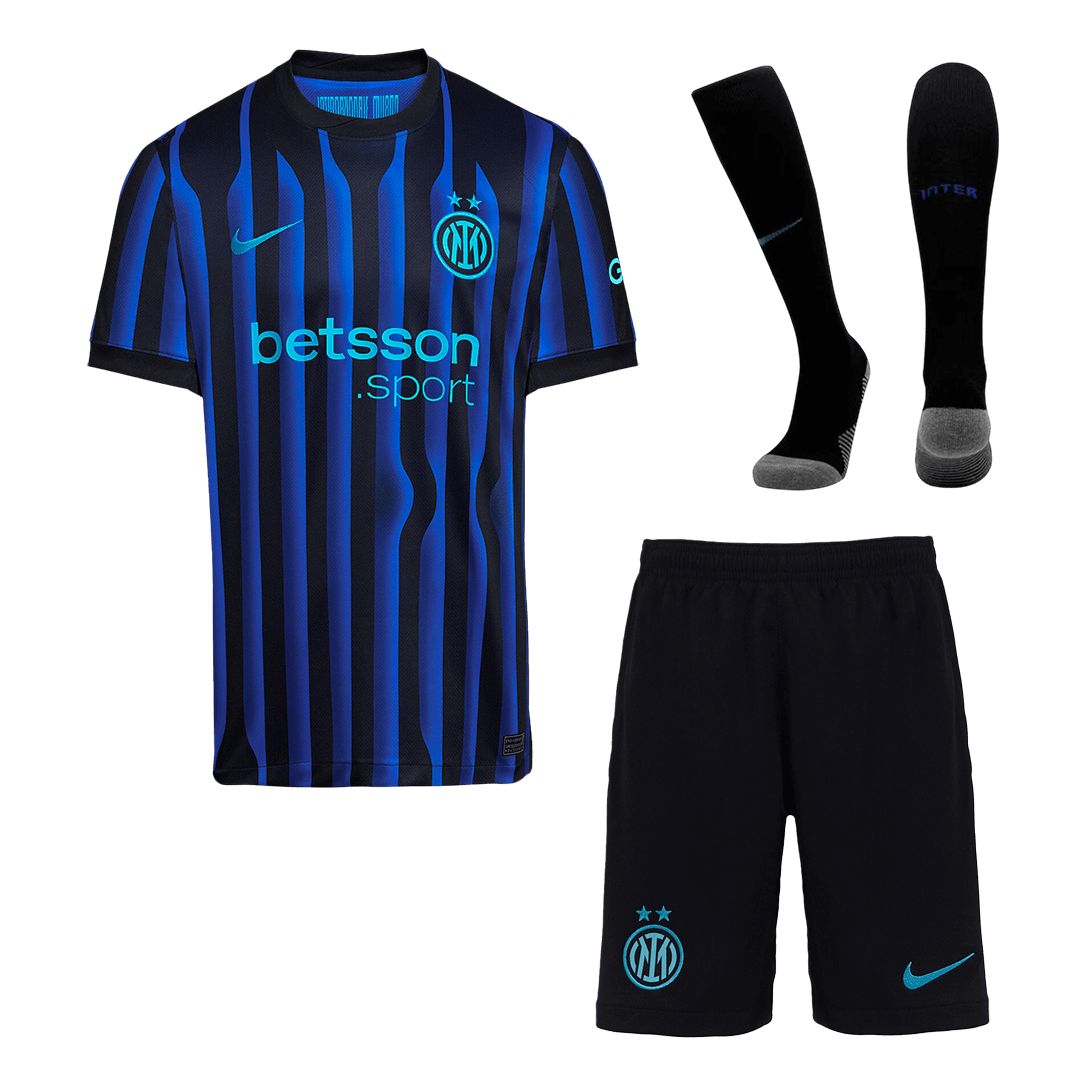 Maillot de football Inter Milan Domicile (Maillot + Short + Chaussettes) 2025/26