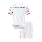 Maillot de football extérieur Bayern Munich 2025/26 pour enfant (maillot et short) Blanc