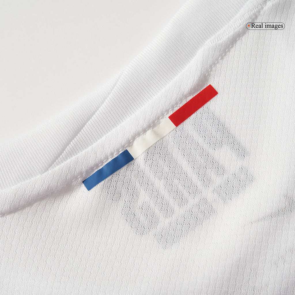 Camiseta de visitante KVARATSKHELIA #7 del PSG 2024/25, blanca - UCL