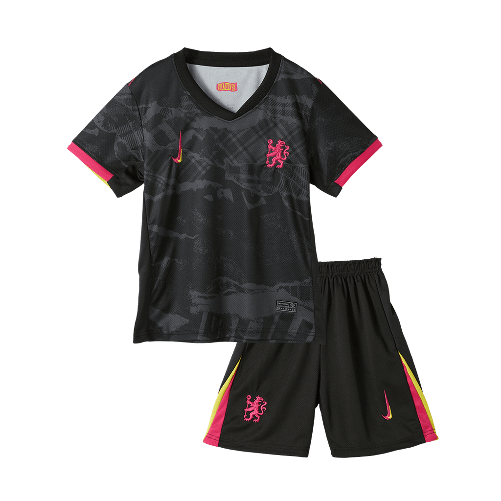 Camiseta de fútbol infantil del Chelsea (camiseta y pantalón corto) 2024/25