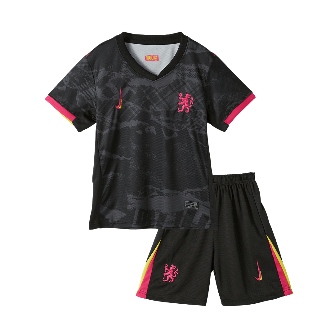 Camiseta de fútbol infantil del Chelsea (camiseta y pantalón corto) 2024/25