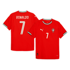 Soccer Kits Authentic  RONALDO #7 Portugal Home Soccer Jersey 2025 Red