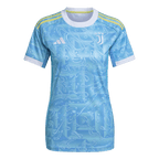 Camiseta de fútbol de visitante de la Juventus para mujer 2025/26 azul