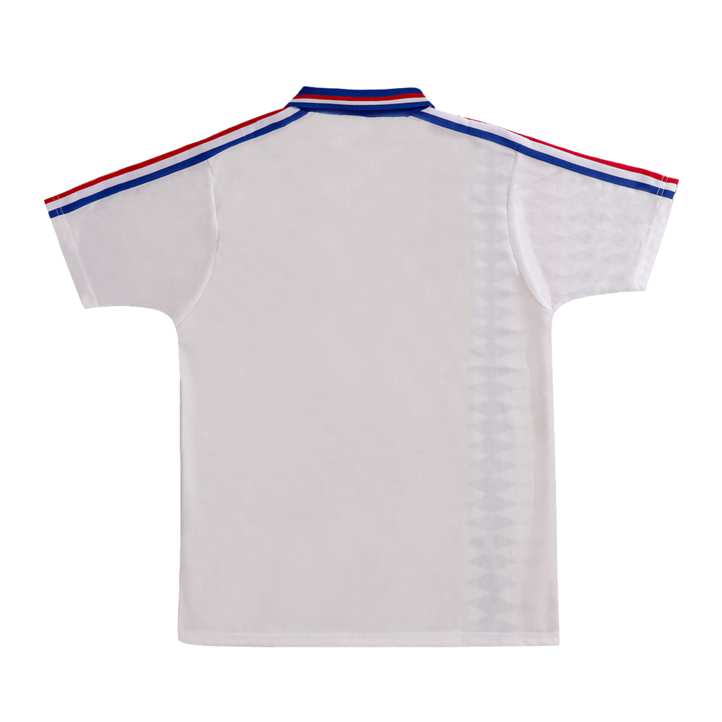 Camiseta de fútbol retro de visitante de Francia 1994