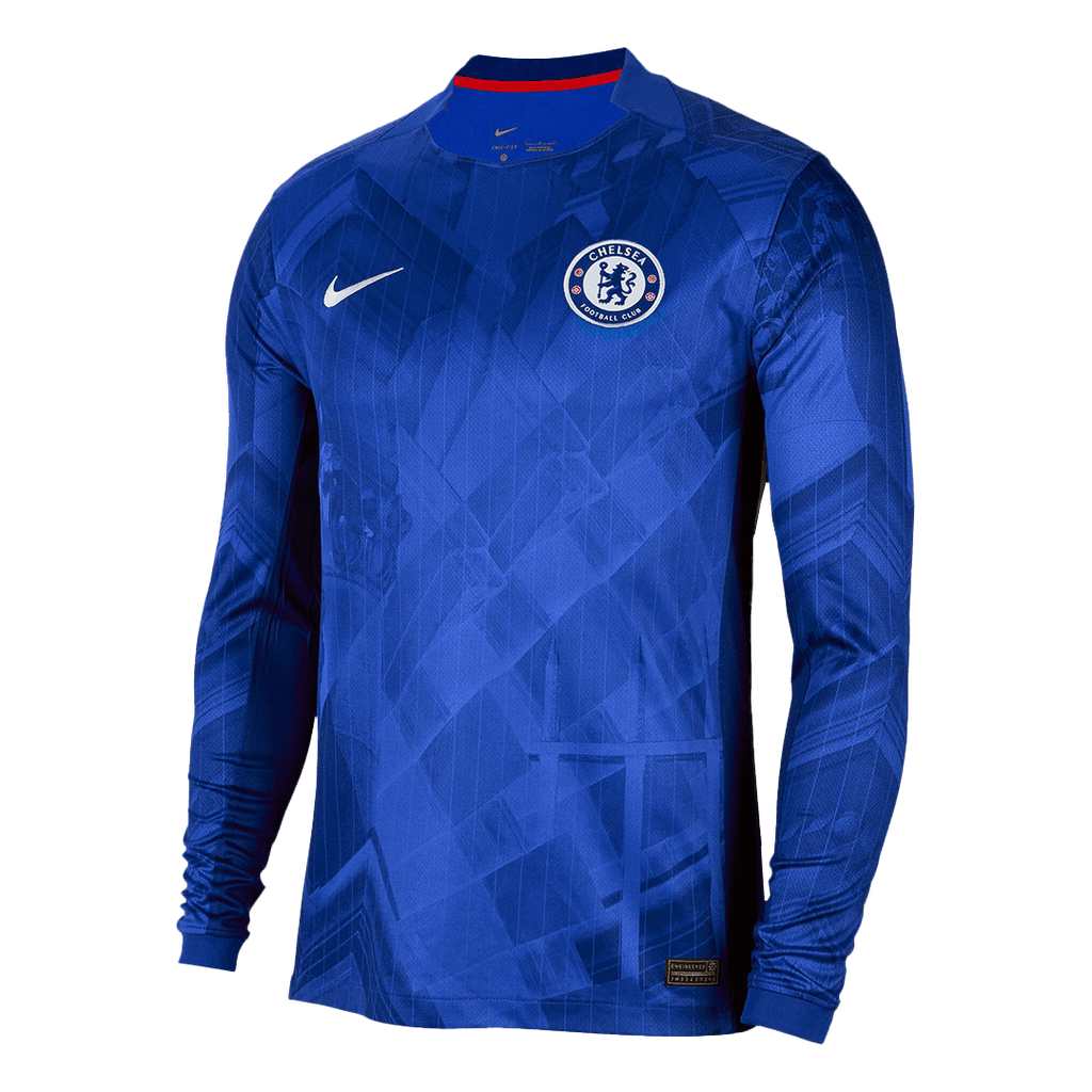 Soccer Kits Chelsea Home Long Sleeve Soccer Jersey 2025/26 Blue