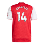 Soccer Kits Authentic GYÖKERES #14 Arsenal Home Soccer Jersey 2025/26 Red