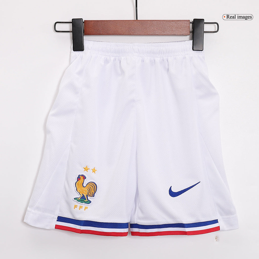 Kits de fútbol para niños: camiseta local de Francia (camiseta y pantalón corto) para la Eurocopa 2024
