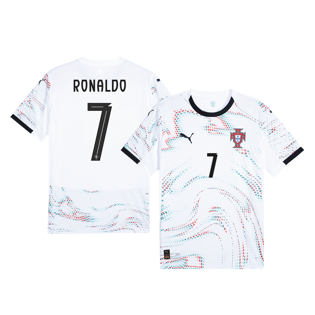 Kits de fútbol RONALDO #7 Portugal Camiseta de fútbol visitante 2025
