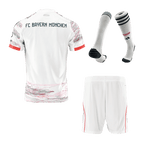 Soccer Kits Bayern Munich Away Soccer Jersey Kit(Jersey+Shorts+Socks) 2025/26 White