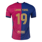 Soccer Kits Authentic  LAMINE YAMAL #19 Barcelona Home Football Shirt 2024/25 - UCL