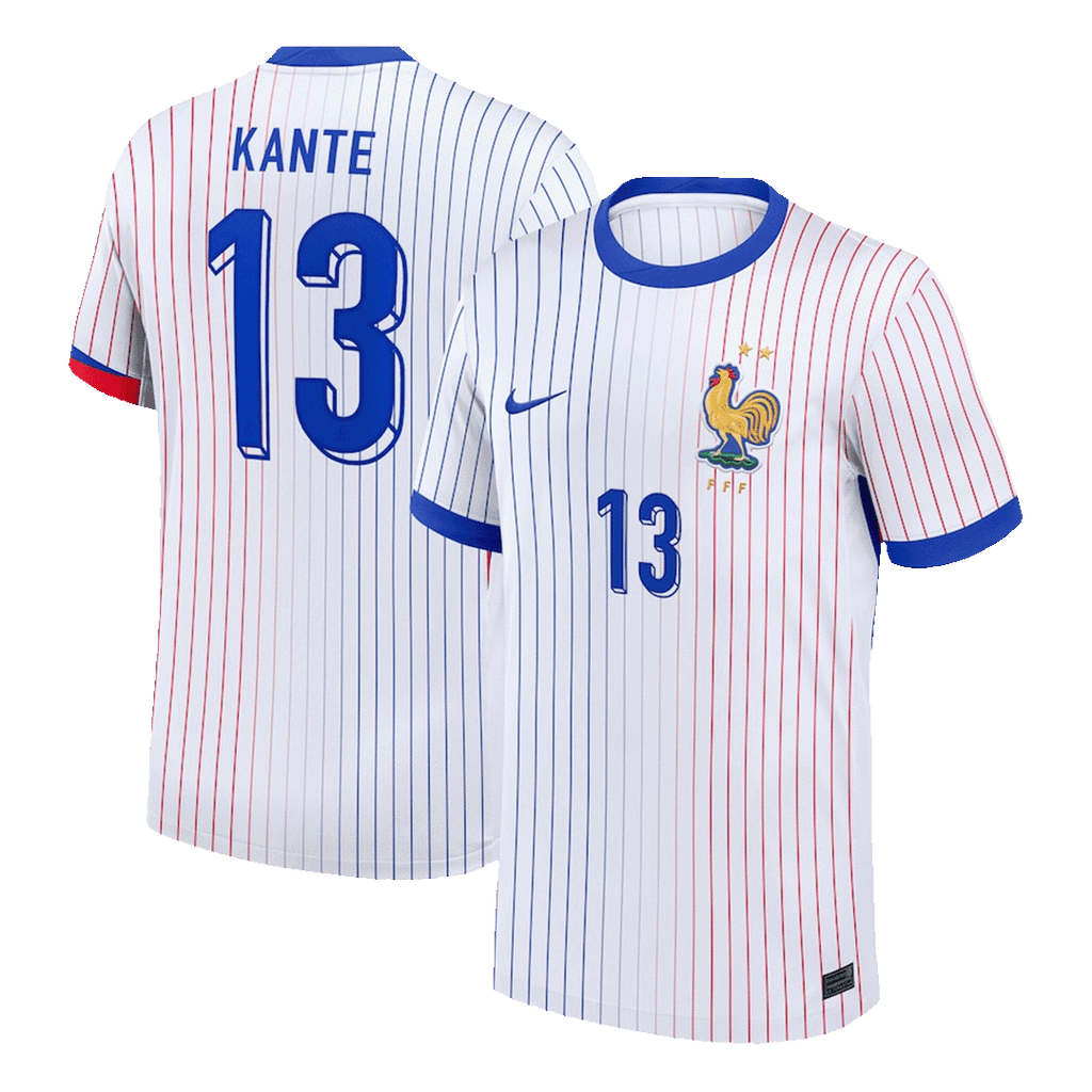 Maillot de football extérieur France KANTE #13 Euro 2024