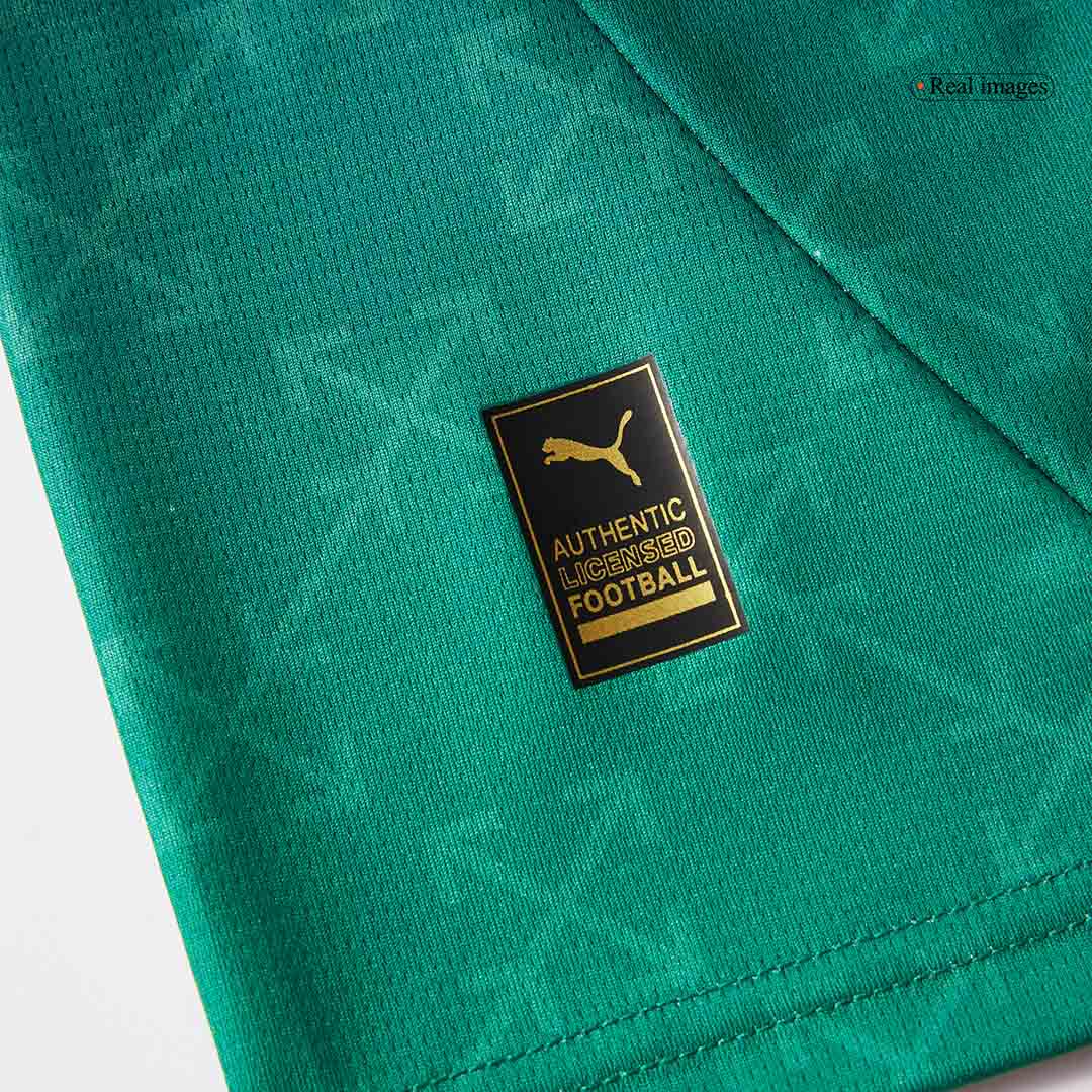 Soccer Kits AC Milan Fourth Away Soccer Jersey Kit(Jersey+Shorts) 2024/25 Green&Black