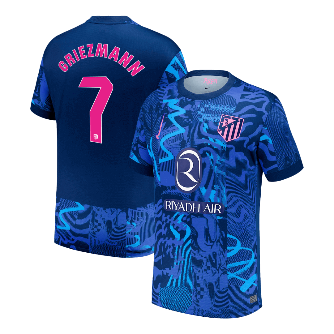 Maillot de football extérieur GRIEZMANN #7 Atlético Madrid 2024/25