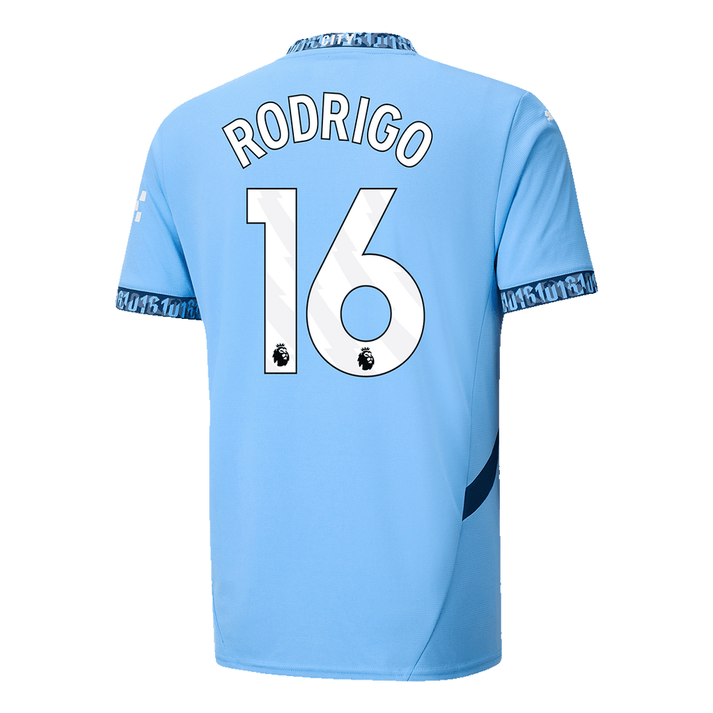 Camiseta de fútbol local RODRIGO #16 del Manchester City 2024/25
