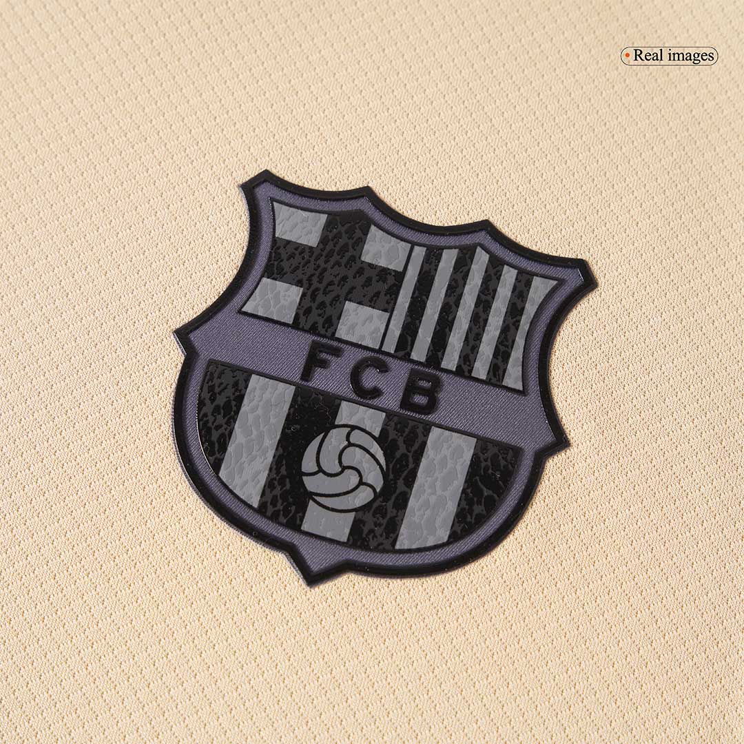 Camiseta de visitante del Barcelona RAPHINHA #11 2025/26 amarilla - UCL