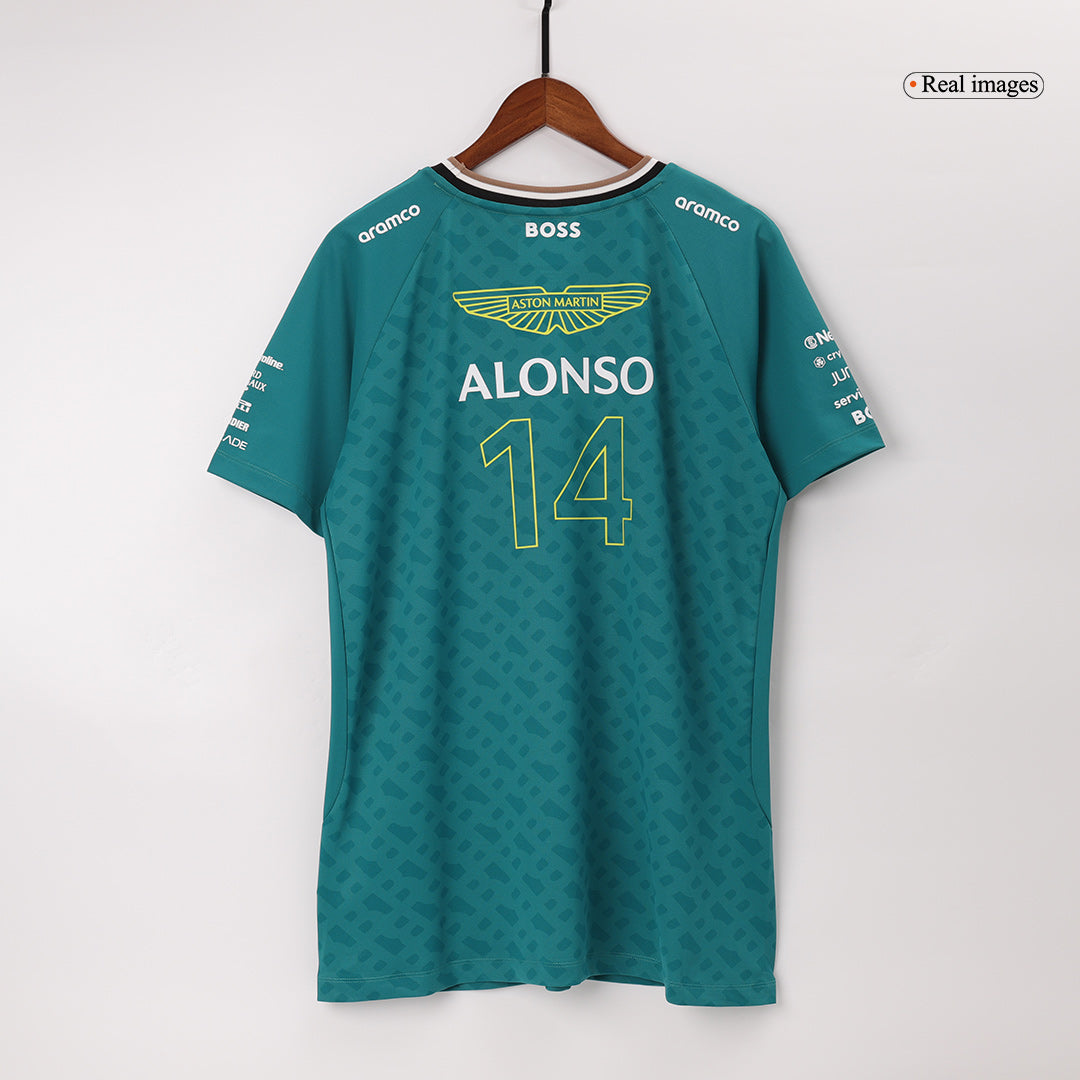 Maillot de football Fernando Alonso #14 Aston Martin Cognizant F1 2024 