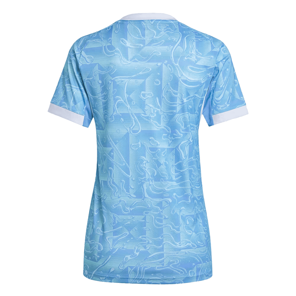 Camiseta de fútbol de visitante de la Juventus para mujer 2025/26 azul