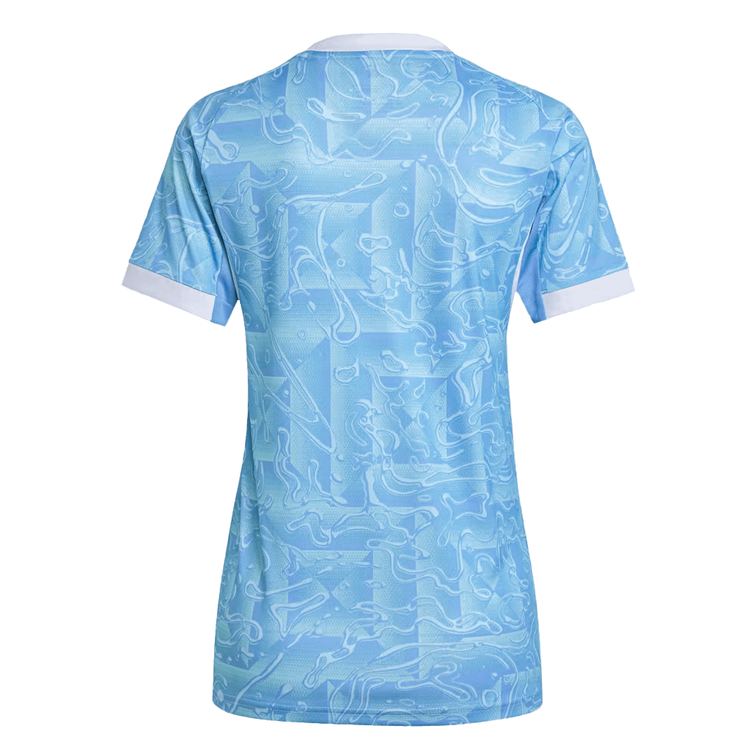 Camiseta de fútbol de visitante de la Juventus para mujer 2025/26 azul