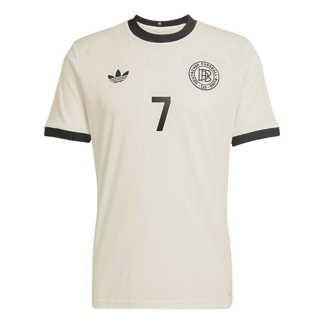 Maillot de football HAVERTZ #7 Allemagne 125e anniversaire 2025 Blanc