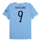 Maillot de football HAALAND #9 Manchester City Domicile 2025/26 Bleu - Coupe du Monde des Clubs