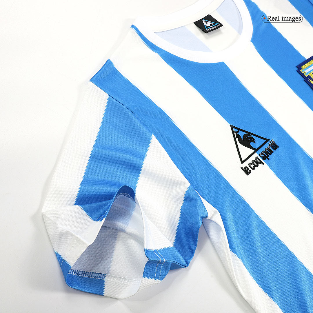 Kits de fútbol Retro 1986 Argentina Camiseta de fútbol local 