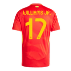Equipaciones de fútbol WILLIAMS JR. #17 España Camiseta de fútbol local Eurocopa 2024