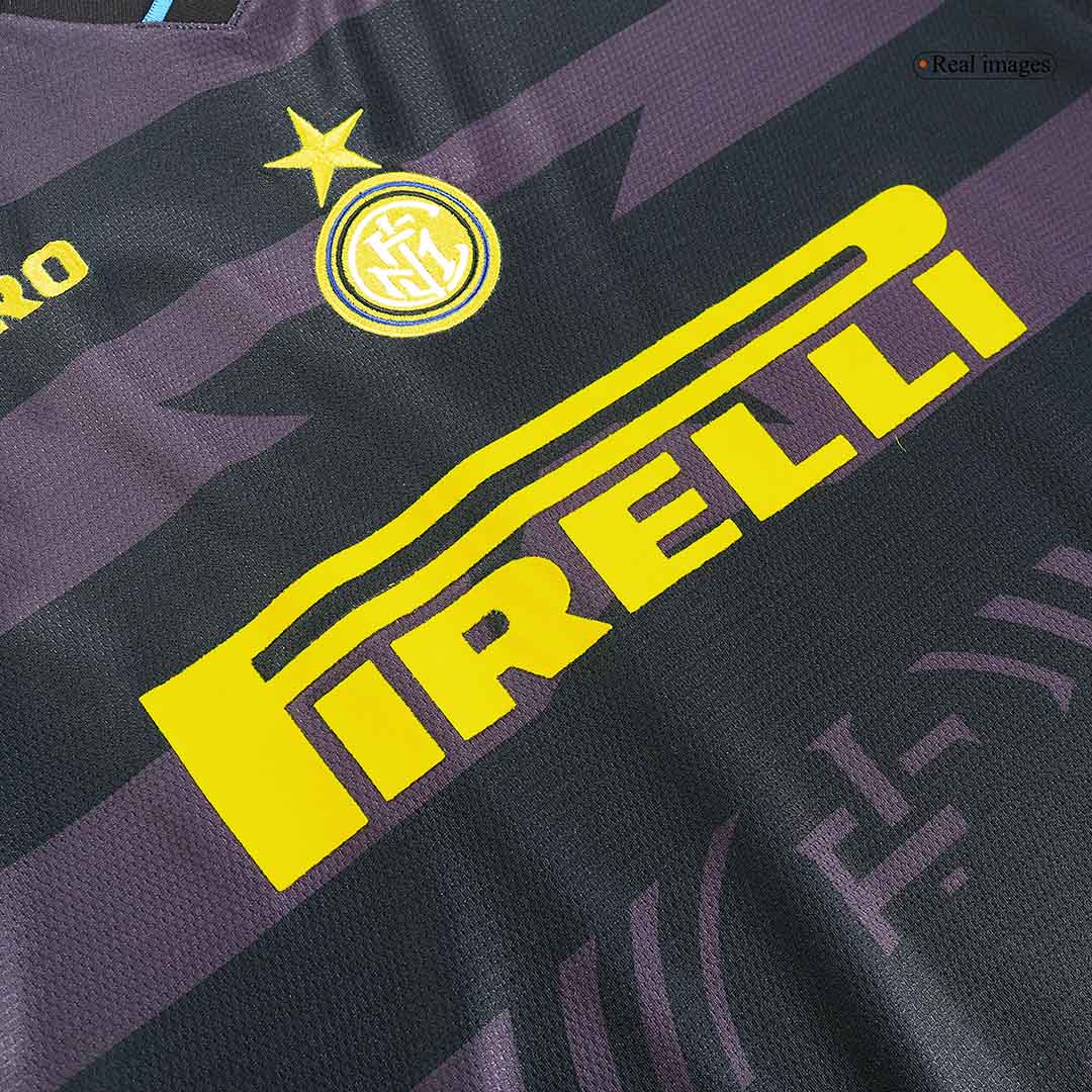Camiseta de fútbol retro de visitante del Inter de Milán 1997/98