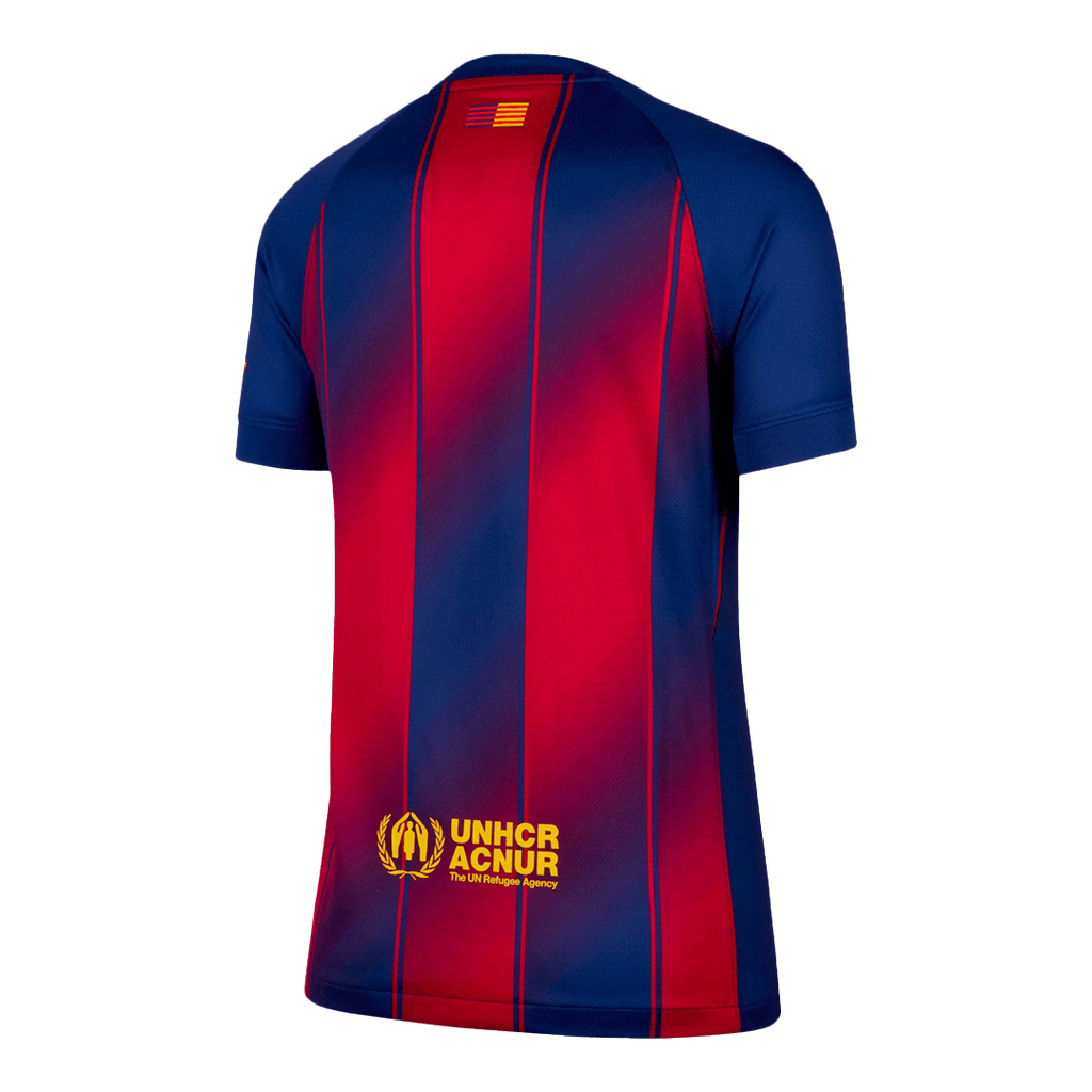 Maillot de football domicile Barcelone 2025/26 bleu et rouge pour femme