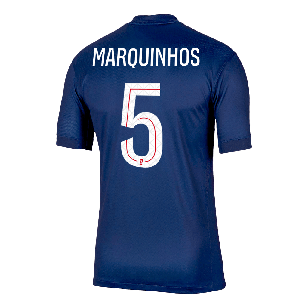 Kits de football MARQUINHOS #5 Maillot de football PSG Domicile 2025/26 Marine