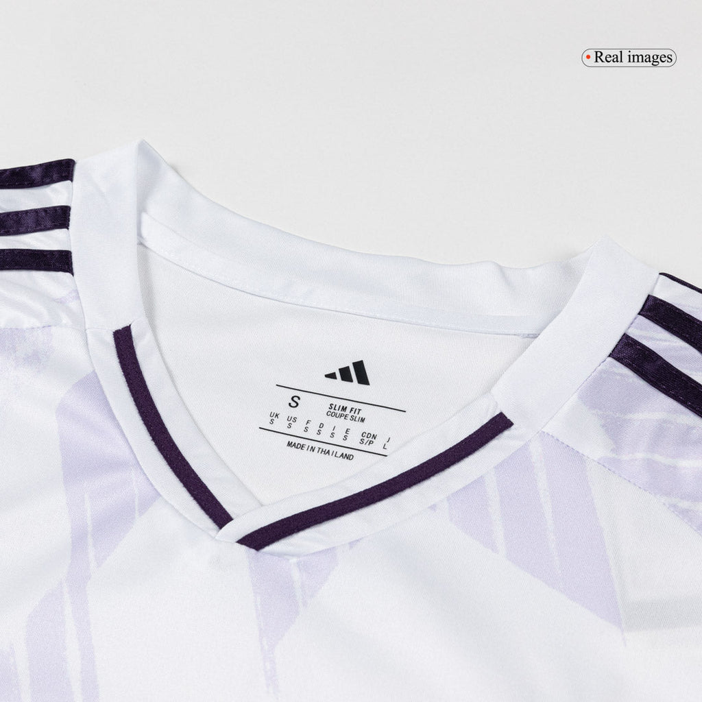 Maillot de football Manchester United extérieur à manches longues 2025/26 blanc