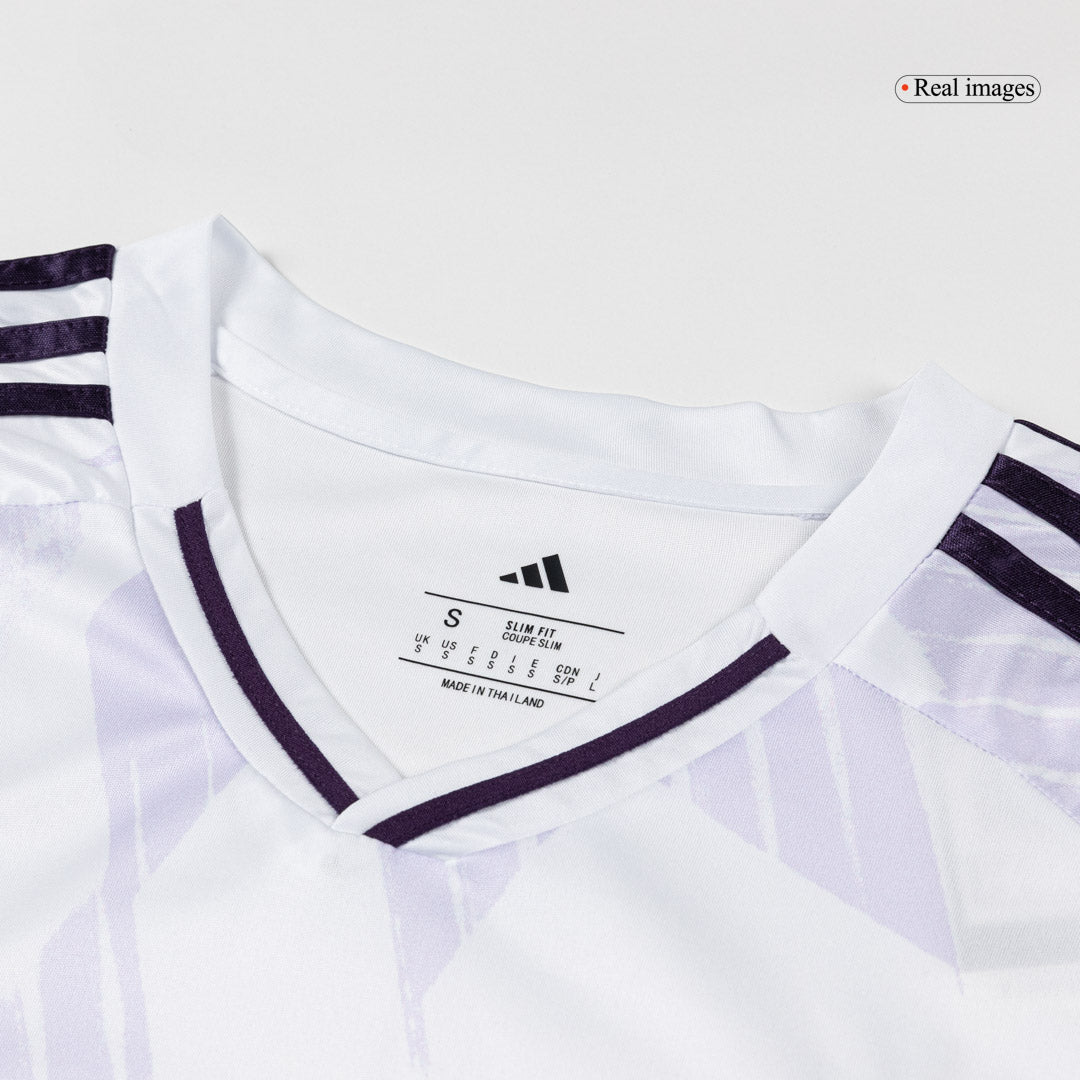 Maillot de football Manchester United extérieur à manches longues 2025/26 blanc