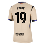 Camiseta de fútbol ROONY #19 Auténtica del Barcelona 2025/26, amarilla - UCL