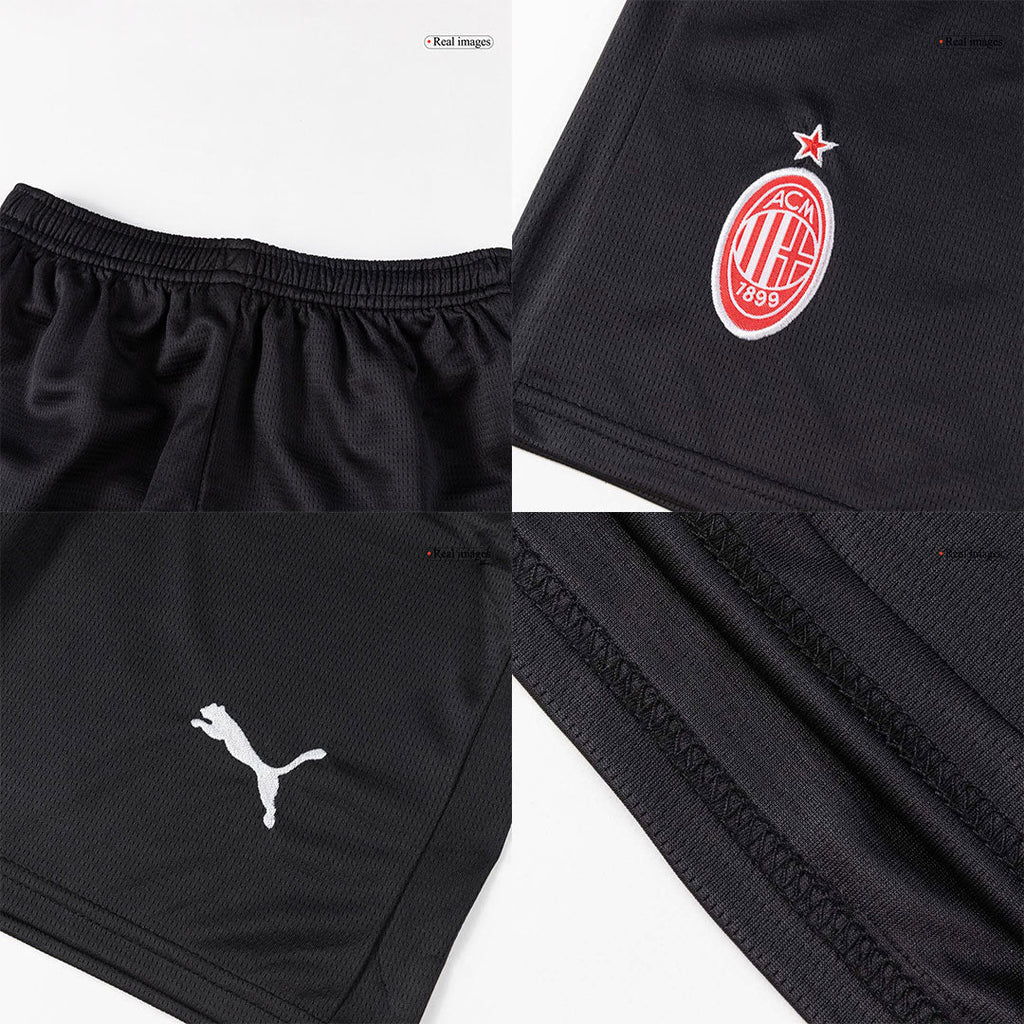 Maillot de football domicile AC Milan pour enfant (maillot, short, chaussettes) 2025/26 rouge et noir